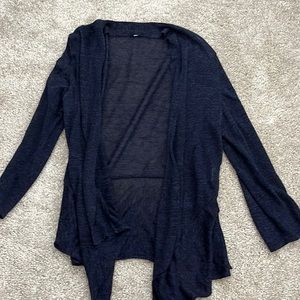 Navy cardigan